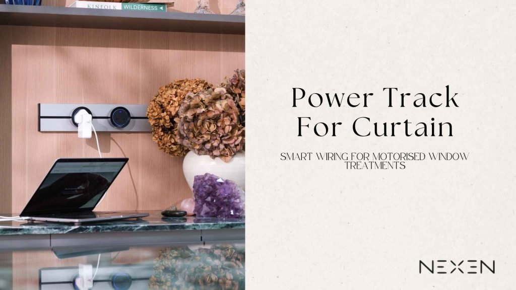 Power Track For Curtains Smart Wiring For Motorised Window Treatments