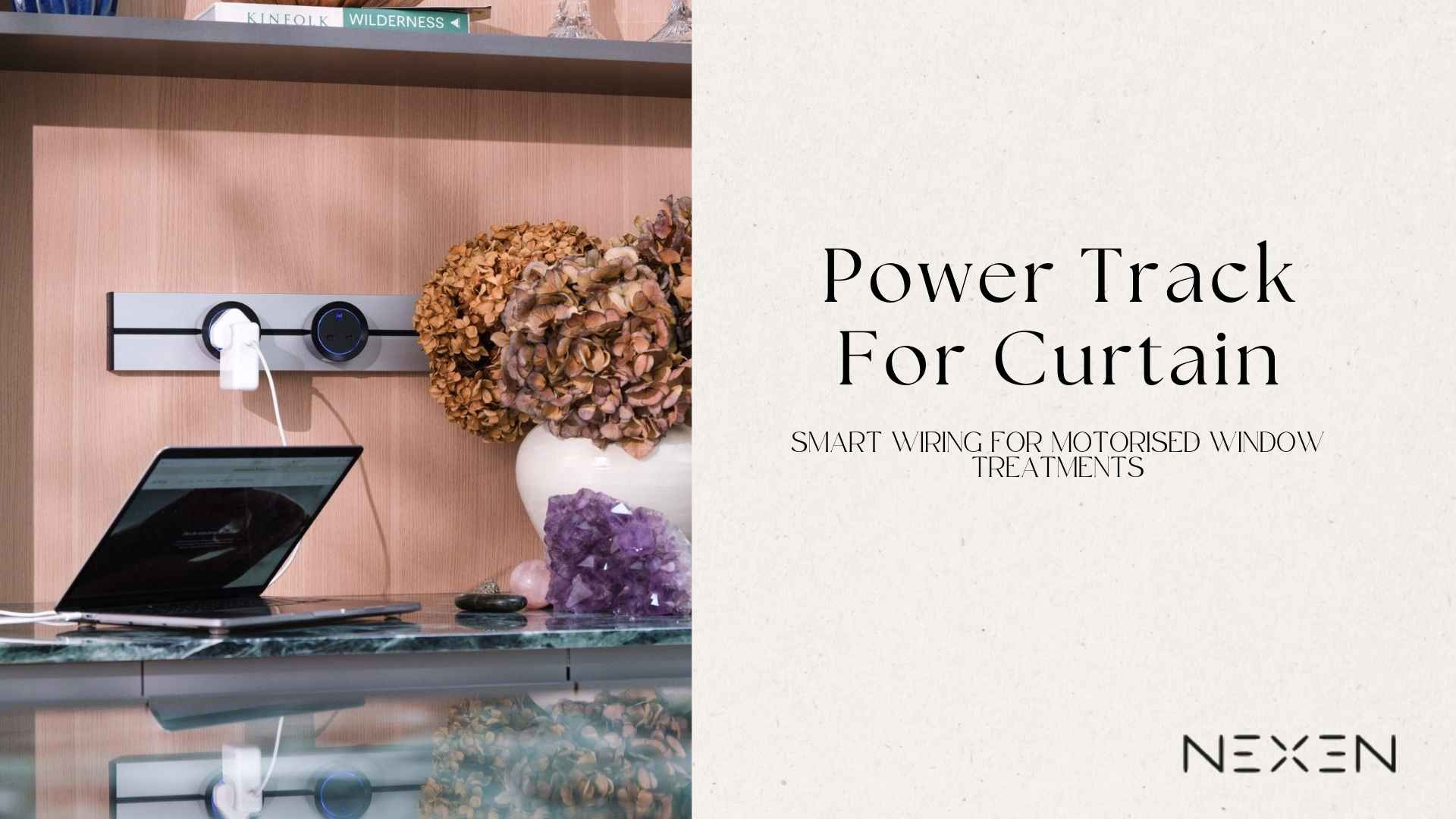 Power Track For Curtains Smart Wiring For Motorised Window Treatments