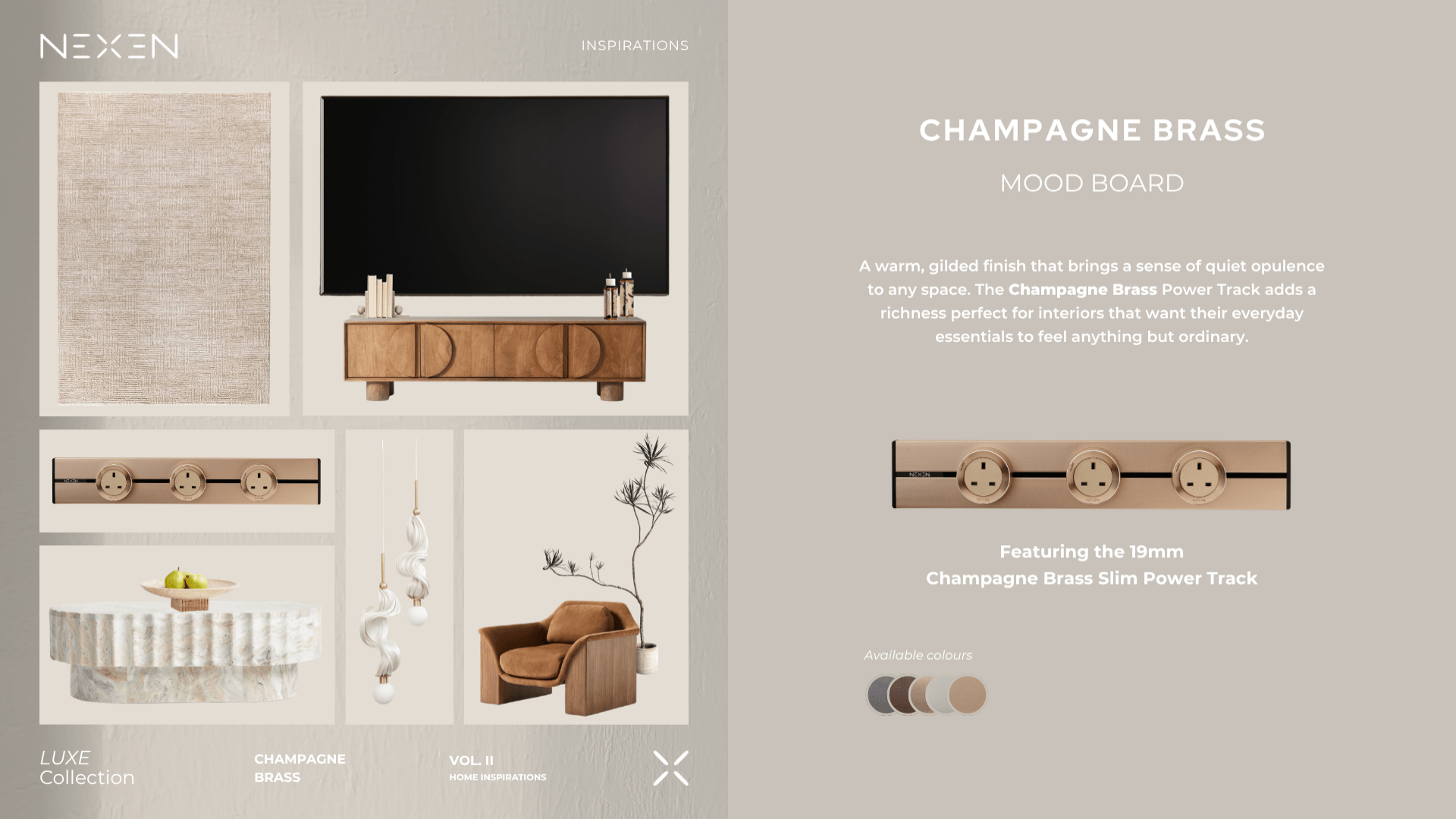 Moodboards - Champagne Brass