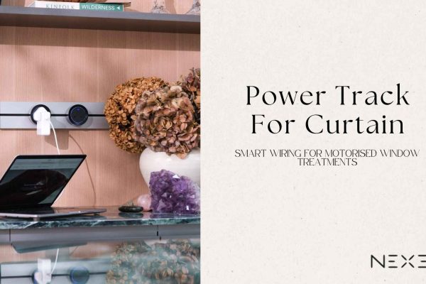 Power Track For Curtains Smart Wiring For Motorised Window Treatments